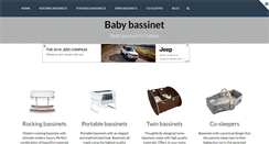 Desktop Screenshot of bassinetbaby.com